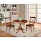 International Concepts Round 36 in Round Top Pedestal Table with 2 Chairs, Espresso, 36 in W, 36 in L, 29.1 in H, Wood K581-36RT-C613-2 - alternate 1